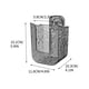 thumbnail image 4 of Caja de Almacenamiento Pequeña con Ventosa para Pared, Organizador de Baño de Plástico Transparente, Soporte para Toallitas Húmedas y Gel de Ducha, Resistente Al Agua para Exteriores., 4 of 5