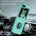 thumbnail image 2 of for Samsung Galaxy Z Flip 7 Case, Phone Case Samsung Z Flip 7 5G, Slim Kickstand with 360 Rotating Ring Holder Shockproof Protetive Girls Women PC Cover for Galaxy Z Flip 7, Skyblue, 2 of 8