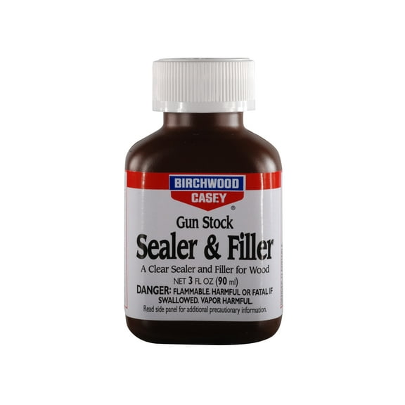 Birchwood Casey Gun Stock Sealer & Filler Gunsmithing Tools & Accessories, Clear, 3 fl oz