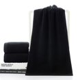 thumbnail image 5 of Black Towel Pure Cotton Soft Towel for Bathroom Hotel Machine Washable New, 5 of 5