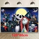 thumbnail image 4 of Decoración para fiesta de cumpleaños de Pesadilla antes de Navidad, pancarta con globos, vajilla, suministros para fiesta de Jack Skellington, juguete de Halloween, 4 of 5