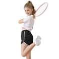 thumbnail image 5 of Resinta 5 Packs Girls Cotton Athletic Shorts Active Running Shorts Toddler Summer Shorts Dolphin Dolphin Yoga Shorts, 5 of 9