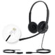 thumbnail image 1 of Auriculares con cable Yealink YHS34 Lite de doble oído, 111 g, cable de 2,1 m, 1 of 9