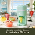 thumbnail image 2 of Elite Gourmet Snow Cone & Shaved Ice Maker, ESI2215M, Refreshing Slushies, Margaritas, Boba Drinks, Snow Cone & Holder and Ice Mold, Use Cubed & Bagged Ice, Stainless Steel Shaving Blade, Mint, 2 of 7