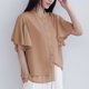 thumbnail image 2 of Camisas de Manga Corta para las Mujeres Casual, Botón de Cuello en V de la Moda de Verano, Top Suelto/Camisa Casual, 2 of 9