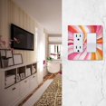 thumbnail image 5 of Yayeee Rocker Switch Wall Plate 3-Gang 6.5"x4.6" Home Decorative Outlet Cover, Swirling Lines, 5 of 6