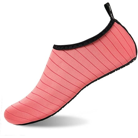 

Womens and Mens Water Shoes Quick-Dry for Beach Swim Surf Macaron Pink (38-39)