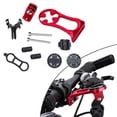 thumbnail image 4 of 1 Juego de soporte de luz para montaje en ordenador de bicicleta, soporte , soporte de extensión, velocímetro Rojo kusrkot Adaptador de ordenador de bicicleta, 4 of 8