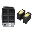 thumbnail image 4 of Système de Repérage de Restaurant 16, Transmission de 1000 Mètres 3 Modes de Vibration Système d'Appel Sans Fil Plug and Play pour Pizzeria pour Restaurant Prise US, 4 of 7