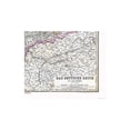 thumbnail image 2 of Historic Map - Germany Northeast - Stieler 1885 - Vintage Wall Art, 2 of 4