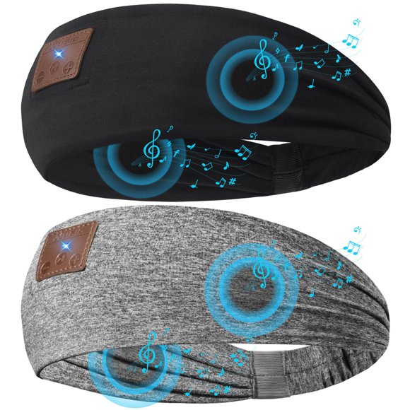 Auriculares para dormir ASIILOVI con diadema Bluetooth 5.4, paquete de 2