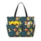 thumbnail image 1 of Fotbe Blue Floral Bolsa de Viaje para Playa - Resistente al Agua, Bolsa Tote de Gran Capacidad y Ligera con 7 Bolsillos para Mujeres y Hombres, 1 of 7