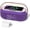 Purple, variant on FreeFish Bluetooth Speaker Alarm Clock with Wireless Charger, LED Night Light, 2500mAh Battery - For Bedroom, Home Wood + 25W Adapter