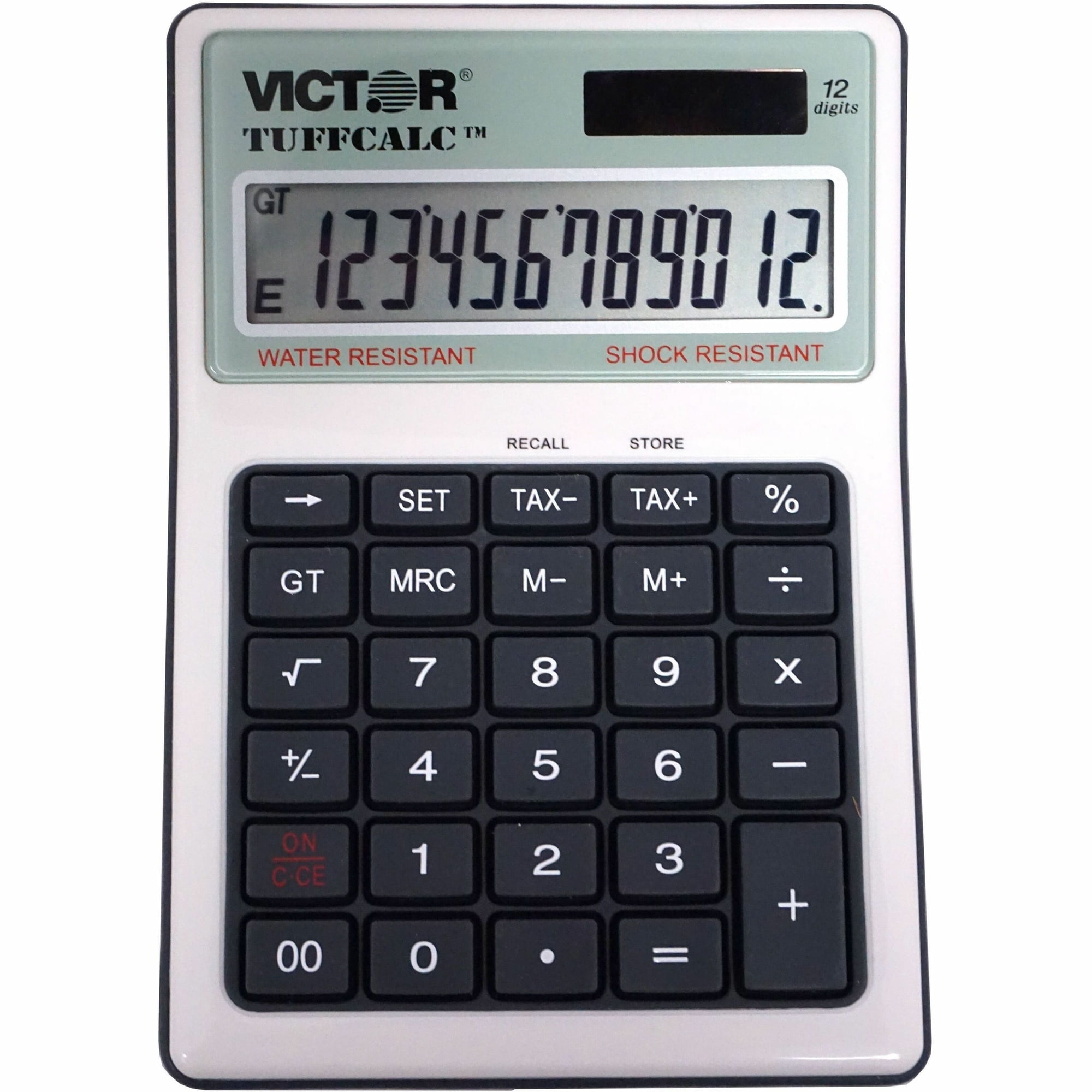 Victor Technology 99901 TuffCalc Calculator, White