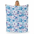 thumbnail image 2 of The Northwest Group 1SAN-23600-0092-RET 50 x 60 in. Sanrio Hello Kitty & Friends Friend Group Silk Touch Throw, Blue, 2 of 5