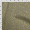 thumbnail image 3 of Soimoi Abstract Printed, Poly Canvas Fabric, Decor Sewing Fabric by The Yard 56 Inch Wide,Decorative Fabric for Curtains Tote Bags, Beige, 3 of 5