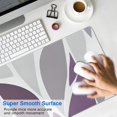 thumbnail image 4 of Long Mouse Pads for Desk,Purple Leaf Pattern Desk Mats on Top Of Desks, Desk Mouse Pad Extra Large with 3mm Non-Slip Base and Stitched Edge for Gaming,Office,Work,Home 31.5"x11.8", 4 of 6
