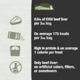 thumbnail image 5 of Mini-PureBites Beef Freeze Dried Dog Treats, 1 Ingredient, 3oz, 5 of 6