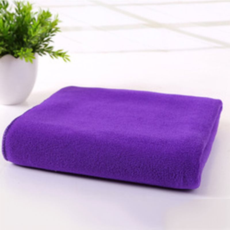 11x27 inch Microfiber Fabric Ultra Absorbent Sports Shower Bath Towel Household Fast Drying Gym Travel Long Towels Purple