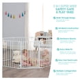 thumbnail image 6 of Regalo 194 Inch Super Wide Adjustable Baby Gate and Play Yard for Ages 6 to 24 Months, 6 of 12