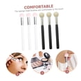 thumbnail image 2 of 12 Pcs Sponge Makeup Brush Makeup Sponge Brush Stick Concealer Brush under Eye Makeup Sponge with Handle Triangle Powder Puff Mushroom Head Puff Makeup Pen Mix Wooden Handle, 2 of 5