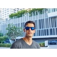 thumbnail image 2 of Men's Sporty Polarized Sunglasses - Black Frame / Blue Mirror Lens, 2 of 6