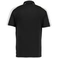 thumbnail image 2 of Augusta Sportswear B09634507 Mens Two-Tone Vital Polo T-Shirt, Black & White - 2XL, 2 of 5