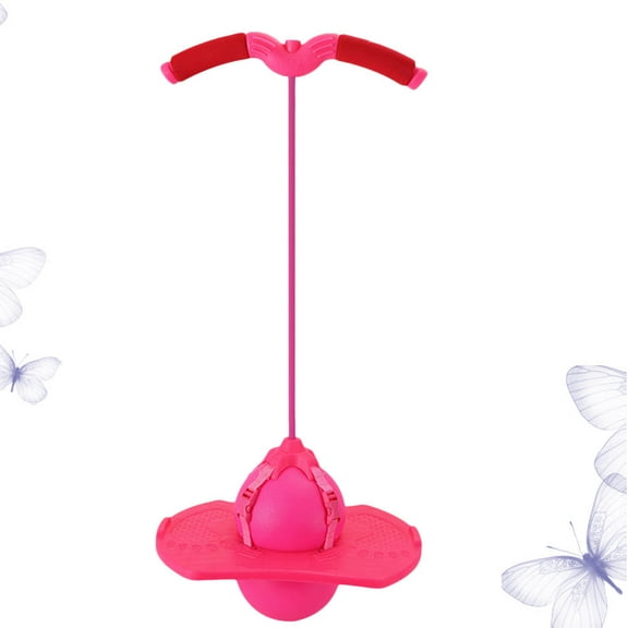 OATIPHO Outdoor Play Jumping Ball with Handle Random Color of Handle 1Pack