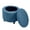 Blue, variant on Round Ottoman Cover Stretch Storage Round Ottoman Slipcover Jacquard Folding Storage Round Ottoman Cover Footrest Stool Slipcover Footstool Protector Cover with Elastic Bottom-Blue-17.7"-25.6"