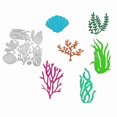 thumbnail image 2 of Troquel metálico DuuFounG de vida marina, 11 x 10 cm, plantilla, 2 of 7