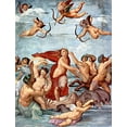 thumbnail image 2 of Raphael 19x24 Gold Ornate Wood Framed with Double Matting Museum Art Print Titled - The Triumph of Galatea, 2 of 4