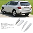 thumbnail image 3 of Roof Cargo Rack Rail End Cover Stylish Durable Protection Shell Cap Replacement for Highlander 2007 to 2013 4Pcs Set Plastic, 3 of 7