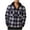 c03Purple, variant on USNSM Mens Flannel Plaid Fleece Lined Hooded Shirt Jacket Casual Long Sleeve Button Down Coat Warm Outwear with Pockets Gray XXXL