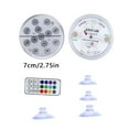 thumbnail image 2 of maskred Underwater Submersible LED Lights RGB Swimming Pool Fountain Lamp Remote Control 5 & 2pcs 7cm, 2 of 6