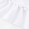 thumbnail image 4 of KPOPLK Toddler Baby Girls Summer Clothes Floral Sleeveless Tops + Shorts 2 Pieces Set Summer Kids Graphic Print Outfit Set 12M - 5T(12-18 Months,White), 4 of 6