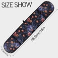 thumbnail image 3 of Dailycode Double Sided Oven Mitt with Loop Heat Resistant Kitchen Long Potholders 7" x 35" Floral Moths and Flower, 3 of 6