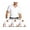 White, variant on 3-Pack Insta Slim Mens V-Neck Compression, Athletic Shapewear T-Shirt VS0003