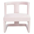thumbnail image 4 of SAFAVIEH Rhyes Modern Style Accent Chair, Light Pink, 4 of 12