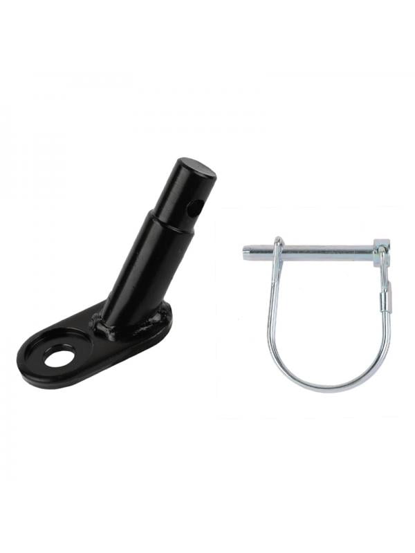 Hazel Tech 1 PC Bicycle Rear Racks Steel Bicycle Trailer Hitch Mount Adapter High Quality Replacement Axle Bike Cycling Rear Carrier Mount Bike Accessory(Steel Material)