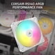 thumbnail image 2 of Ventilador CORSAIR RS140 ARGB 140mm PWM Daisy-Chain blanco, 2 of 7