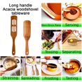 thumbnail image 5 of Juego de 2 utensilios de cocina de madera, utensilios de madera para cocinar, revolver, mezclar y servir, 5 of 5