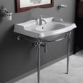 thumbnail image 4 of Britannia Large Rectangular Sink Console with Front Towel Bar and Single Faucet Hole Drill, 4 of 6