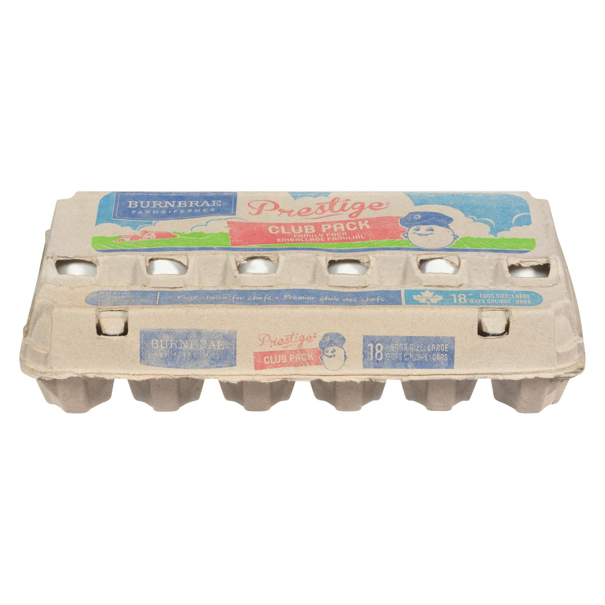 Prestige 18 Gros Oeufs Blanc