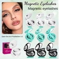 thumbnail image 2 of Magnetic suction false eyelashes, waterproof and durable, reusable, 2 of 7
