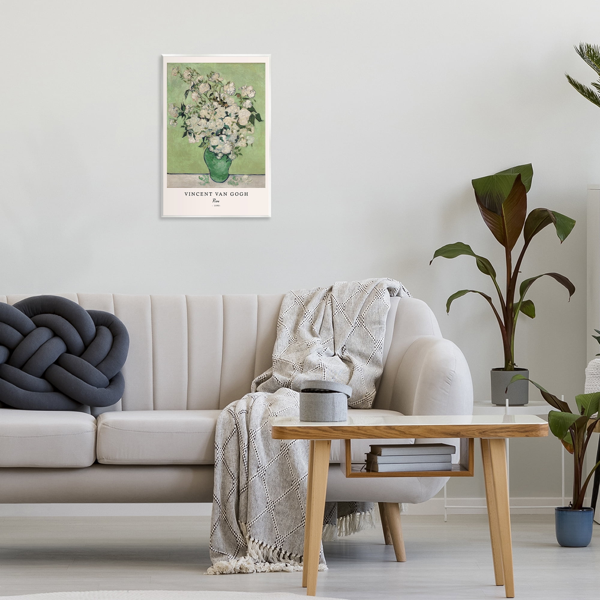 Stupell Industries Classic Roses Van Gogh Wall Plaque Art, design by Vintage Hustle