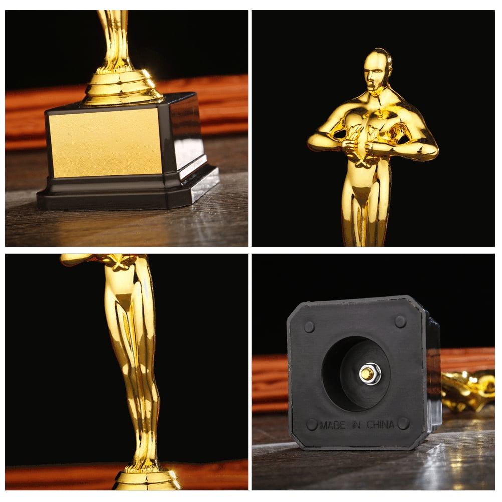 Award Trophy Oscar Gold plated man souvenire for sport & crafts party gift 
