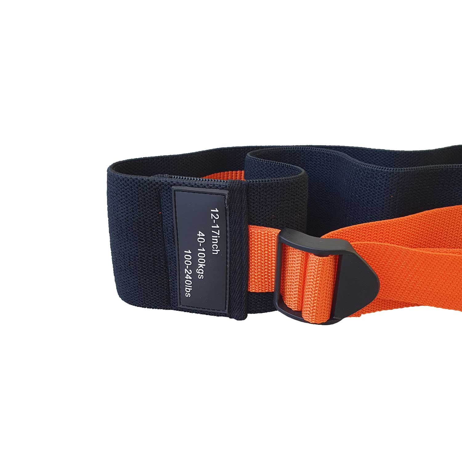 Booty Builder Adjustable Loop Band Black and Orange Limited Edition Exercise Bands