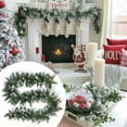 thumbnail image 2 of JeashCHAT 9 Ft Christmas Garland with Pine Cones, Christmas Decorations for Outdoor Indoor Fireplace Mantel Door Window Christmas Tree Xmas Holiday, 2 of 9