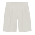 thumbnail image 2 of Fgnfyis Men's Casual Summer Shorts Comfortable Breathable Slim Fit Dress Chino Short Pants for Business Leisure and Outdoor Activities Shorts for Men Khaki 36, 2 of 8