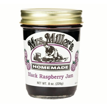 Mrs. Miller's Seedless Black Raspberry Jam 9 oz. (2 Jars) - Walmart.com